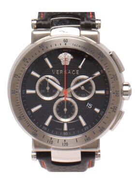 Versace Watch Vfg Quartz Black